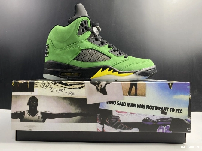 Rep Onekick 5 CK6631-307 Air Jordan SE Oregon Ducks 0607